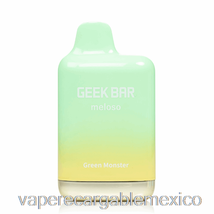 Vape Recargable Geek Bar Meloso Max 9000 Desechable Monstruo Verde